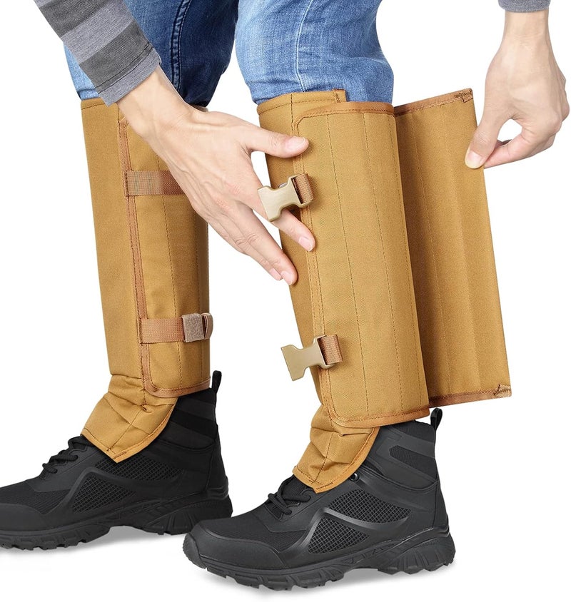 HUNTARMOR Snake Gaiters Leg Guards: Waterproof Snake Chaps for Hunting, Adjustable Leg Gaiter Snake Bite Protection for Lower Legs, Lightweight Flexible Design Snake Guards Fits Men & Women - Image 5